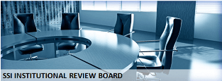 SSI INSTITUTIONAL REVIEW BOARD